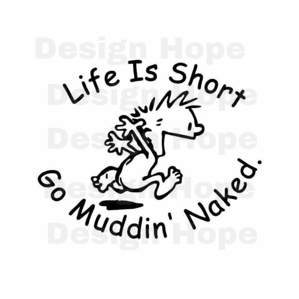 Funny mudding decal 4”